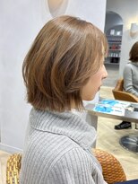 ティエラ 原宿 表参道(Tierra)&nbsp;似合わせレイヤーボブ×プレミアムケアカラーで柔らかヘア