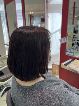 美容室ぱふ 土浦店 内巻きレイヤーボブ