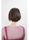 丸みシルエットショートボブ