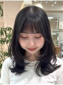 レイヤーカット/透明感カラー/レイヤー高め