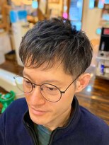 ウィード(WEED)&nbsp;メンズビジカジ☆ソフトツーブロックショートレイヤー