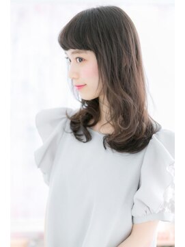 ヘアアンドビューティー ミック(Hair & Beauty miq) オン眉xくせ毛風カール♪フェアリーセミディa