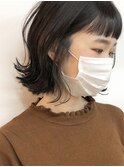 【cuzKLUB】インナーカラー ×オン眉ボブ