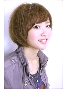 オーブ ヘアー ブランコ 久米川店(AUBE HAIR Blanco) 小顔ショートボブ