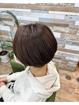 ハウオリ ヘアーワークス(Hauoli hair works)&nbsp;ノンブローカット×レイヤーボブ×パープルヴァイオレット