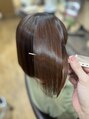 ヘアクリニック レイズ(HAIR CLINIC RAISE)&nbsp;【アミノ酸縮毛矯正】ボブでも自然で柔らかく仕上がります。