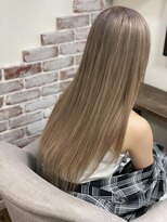 ルフレ 新宿本店2nd(Reflet)&nbsp;ハニーベージュ/プルエクステ/ダブルカラー