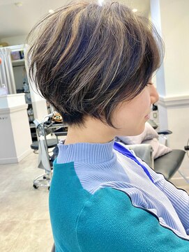 グラフ 銀座(GRAFF) ハイライトショートパーマ/銀座