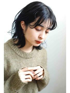 ヘアーアンドメイク エイダ(hair&make eida) デザインカラーオリーブベージュウェットヘア【神保町】