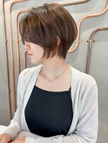 ロンド エスポワール 錦糸町(Lond espoir)&nbsp;【武井俊樹】小顔前髪　ショートヘア　　ピンクベージュ 錦糸町