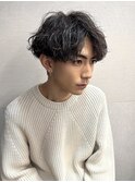 波巻きスパイラルパーマ/メンズパーマ/メンズカット