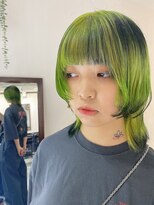ライムグリーン×ブラック