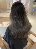 バレイヤージュ風グラデーション