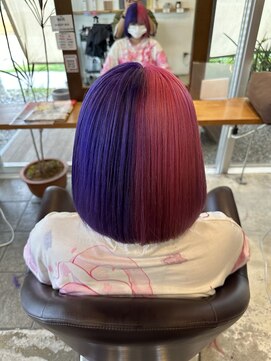 ルート ROOT ヘアサロン ツートーンカラー