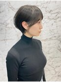ショートヘア/ボブ/可愛い丸み/簡単スタイリング/20代30代