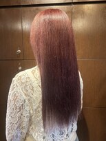 アンツ サザンリゾート 茅ヶ崎店(ANT'S Southern Resort)&nbsp;デザインカラー/レイヤーカット/ウェットヘア/オリーブベージュ