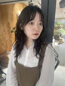 カリシア(CARICIA) ロングゆるふわパーマスタイル