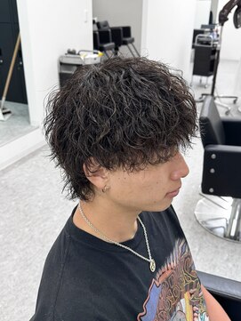ブライト(BRIGHT) マッシュウルフツイストスパイラルパーマ静岡メンズ