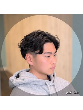 ピヴォヘアー(pivo hair) メンズカット フェザーパーマ