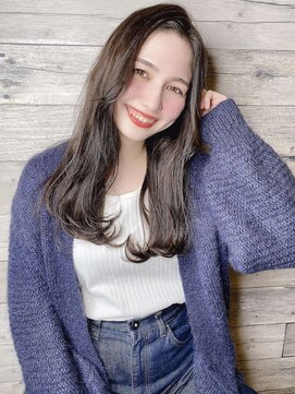 ニスル 町田店(NISURU) 黒髪/クラゲヘアー/オリーブグレー/小顔/ココアベージュ