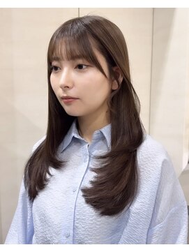ロンドアヴァントゥス 池袋(Lond aventus) 韓国レイヤー/韓国風/ボブ/髪質改善/黒髪/ブリーチなし〔池袋〕