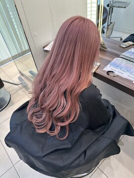 ニコ(NICO by KENJE) ピンクベージュ/ピンクカラー/ハイトーン/ブリーチ