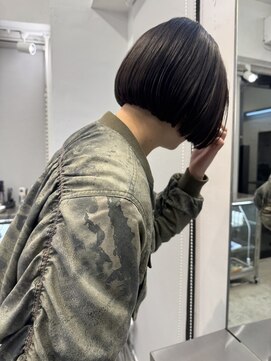 アンダーカレント(undercurrent) ミニボブ 切りっぱなし ショートボブ 前髪カット