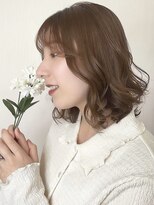 ユニカ 宇都宮(yunica)&nbsp;寒色ベージュ/サイドバング/ゆるレイヤー