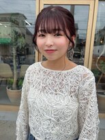 ミリ 奈良店(mm)&nbsp;ピンクブラウン/暖色ブラウン/近鉄奈良/顔まわり/前髪/ピンク