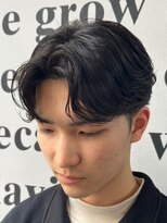 ノーエン(noen)&nbsp;佐賀センタパートニュアンスパーマツーブロックメンズパーマ