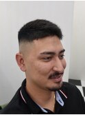 一宮スキンフェード×短髪ベリーショートメンズビジネス清潔感