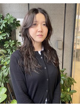 グリーン 町田(green) 【セミロング】くせ毛風小顔レイヤー