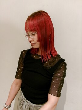 チクロヘアー(Ticro hair) ＠nkkn15 vivid red