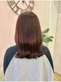 ～ブリーチなしチェリーレッド～