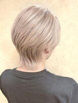 サニー 渋谷(SUNNY) メンズハイトーン、ウルフカット、センターパートバレイヤージュ