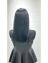 ファイブヘアーブティック(FIVE HairBoutique) ワンメイクで作るブルーブラック