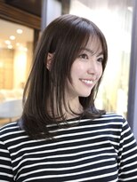 シティ オモテサンドウ(CITY omotesando)&nbsp;ミディアムレイヤー×ショコラブラウン【平山晶也】