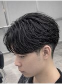 フェザーショートパーマ