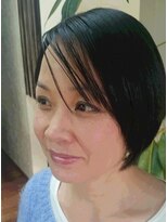 ヘアサロン スリーク(Hair Salon Sleek)&nbsp;ブルーアイメイク×ショートボブ