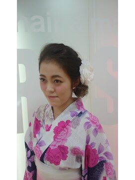 パーソンズ 本八幡店(PAR SON'Z) 編み込みサイドアップ