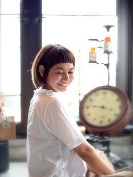 マリオ ヘアー デザイン(MARIO HAIR DESIGN) 大胆フルショートバング！