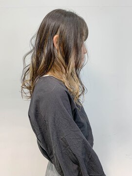 テトヘアー(teto hair) long(インナーカラー、グレージュ、ベージュ)