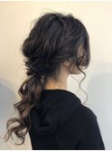ふんわりひとつ結び