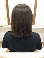 キャトル(hair make QUATRE)&nbsp;大人切りっぱなしナチュラルロブ☆