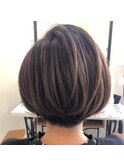 ショートボブハイライト