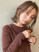 【PARK】くびれボブ× イヤリングカラー