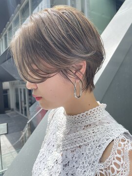 ヌード(NUDE) 「NUDE」#前髪なしショート 10代20代30代40代 大人ショートボブ