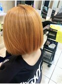 さらツヤボブ×ココアベージュ イメチェン