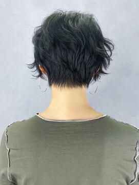 アイティーバイアルバム 下北沢店(IT by ALBUM) オリーブカラー秋色黒髪_ba364421