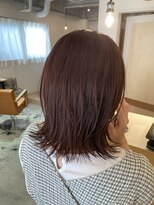 キクロス(kicros)&nbsp;オレンジブラウン×レイヤーボブ